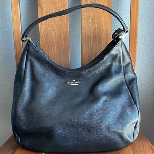 Kate Spade Shoulder Bag, Pebbled Black Leather